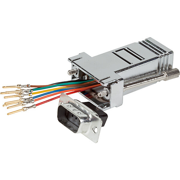EFB-Elektronik Modular-Adapter geschirmt DB09 Stecker/RJ45 ETM23066